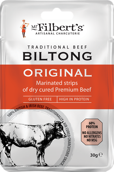 Picture of FILBERTS ORIGINAL BILTONG 30g x 20