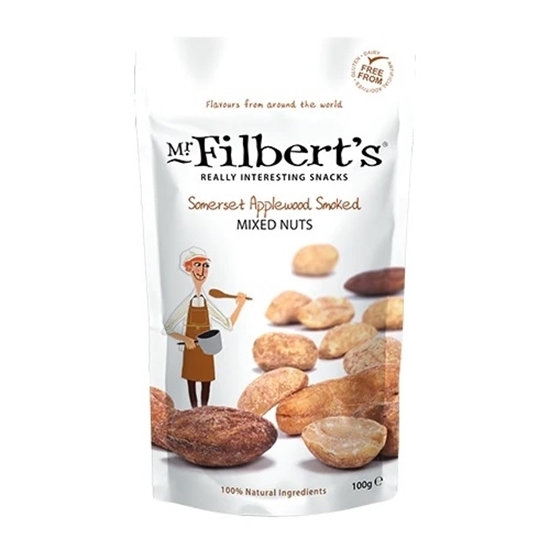 Picture of FILBERTS SOMERSET APPLEWOOD SMOKED NUTS 100g x 12