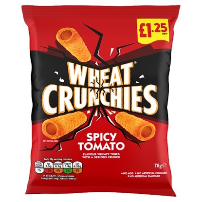 Picture of PM £1.25 WHEAT CRUNCHIES SPICY TOMATO 70G X 16