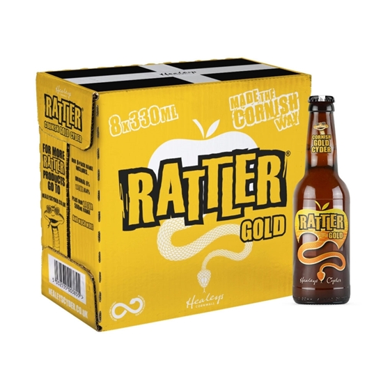 Picture of HEALEYS RATTLER GOLD 330ML X 8PK X 1