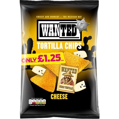 Picture of PM £1.25 WANTED TORTILLA CHEESE 125G X 12