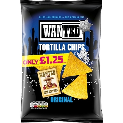 Picture of PM £1.25 WANTED TORTILLA SALT 125G X 12