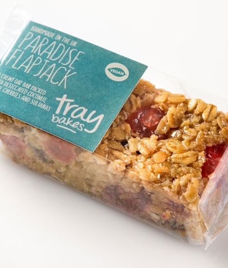 Picture of TRAYBAKES WRAPPED VEGAN PARADISE FLAPJACK 1 X 12