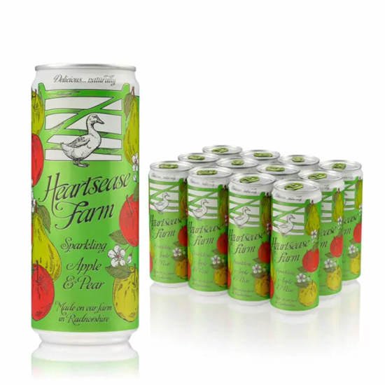 Picture of HEARTSEASE APPLE AND PEAR CANS 330ML X 12