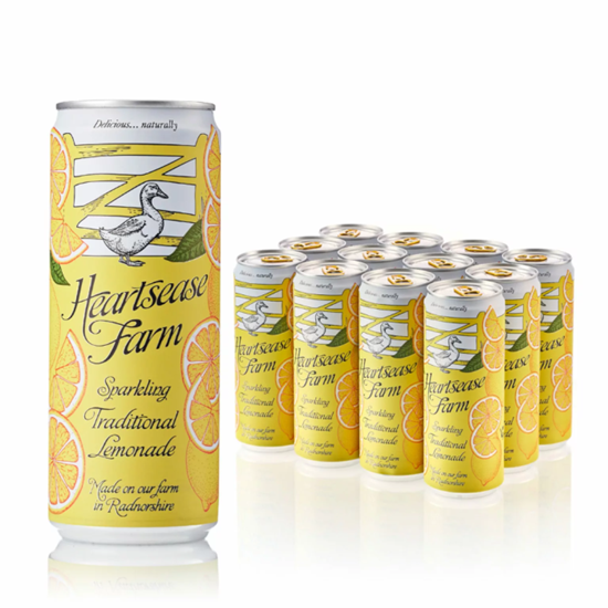 Picture of HEARTSEASE TRADITIONAL LEMONADE CANS 330ml x 12