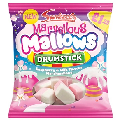 Picture of PM £1.25 SWIZZELS MALLOWS DRUMSTICK 110g x 12