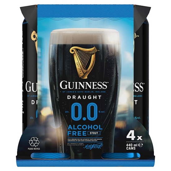 Picture of GUINNESS DRAUGHT 0% 4PK X 440ML X 6 