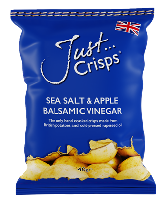 Picture of JUST CRISPS APPLE BALSAMIC & SEA SALT 40g x 24