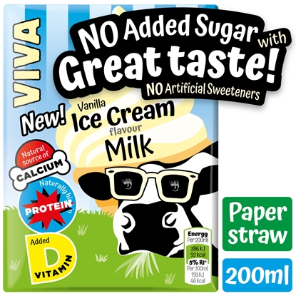 Picture of VIVA VANILLA ICE CREAM MILK DRINK 200ml x 27