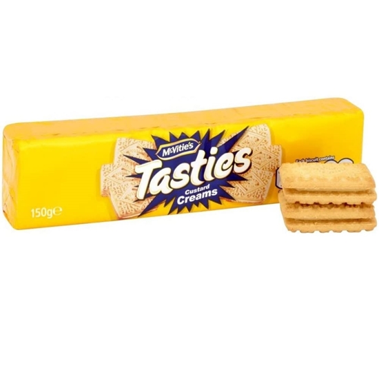 Picture of TASTIES CUSTARD CREAMS 150g x 12