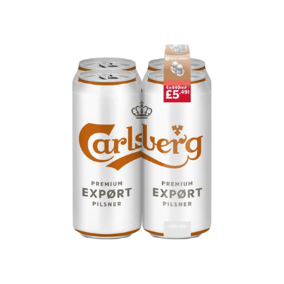 Picture of PM £6.25 CARLSBERG *EXPORT* 4PK 440ML x 6 