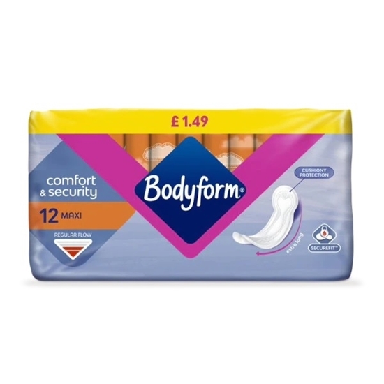 Picture of PM £1.49 BODYFORM MAXI NORMAL 12PK X 12