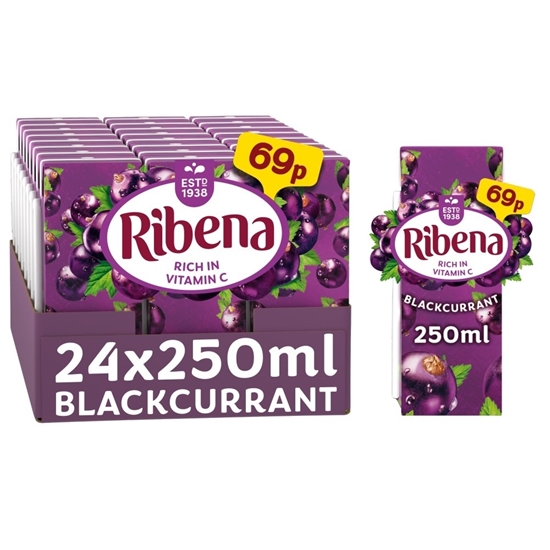 Picture of PM 69P RIBENA BLACKCURRANT *RTD* 250ML X 24