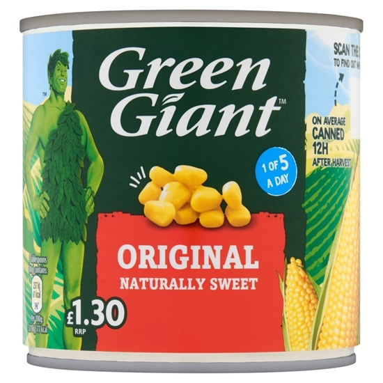 Picture of PM £1.30 GREEN GIANT SWEETCORN 340G X 12