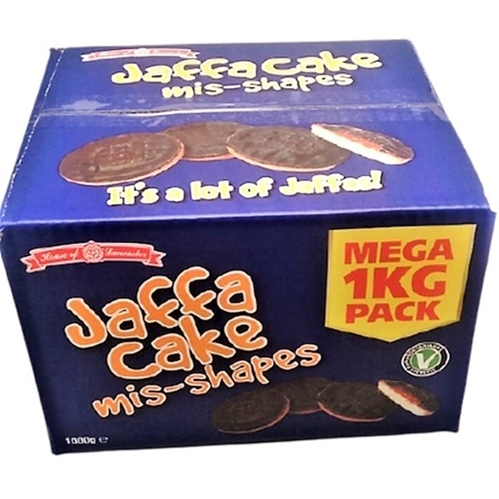 Picture of JAFFA CAKE MISSHAPES 1KG X 8