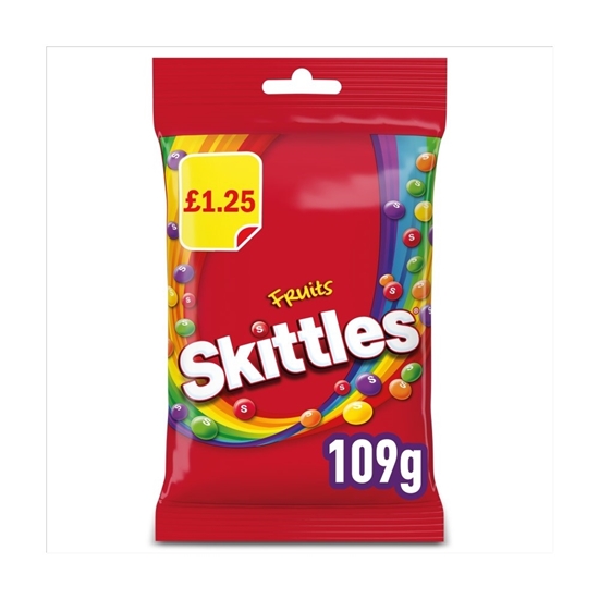 Picture of PM £1.25 SKITTLES FRUITS 109G X 14