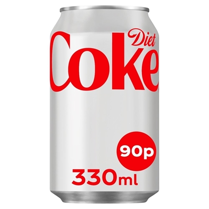 Picture of PM 90P DIET COKE CANS 330ML X 24