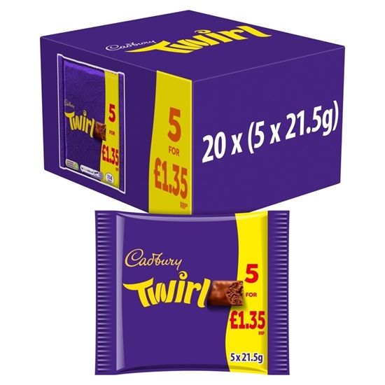 Picture of PM £1.65 TWIRL 5 PK 107.5G X 20