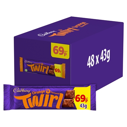 Picture of PM 89P CADBURY TWIRL ORANGE STD 43G X 48