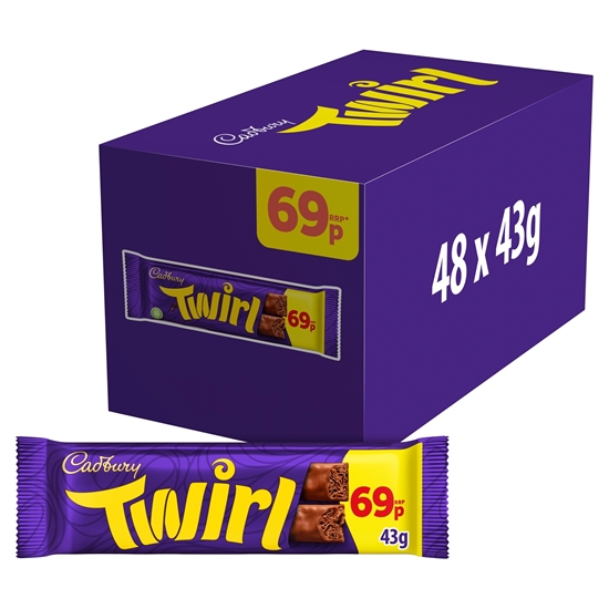 Picture of PM 89P CADBURY TWIRL STD 43G X 48