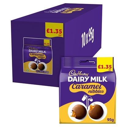 Picture of PM £1.50 CADBURY CARAMEL NIBBLES 85G X 10