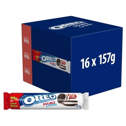 Picture of PM £1.29 OREO DOUBLE CREAM 157g x 16