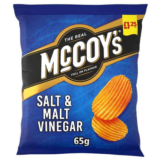 Picture of PM £1.25 MCCOYS SALT&VINEGAR 65G x 20