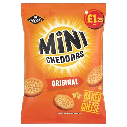 Picture of PM £1.25 MINI CHEDDARS ORIGINAL 90g x 15