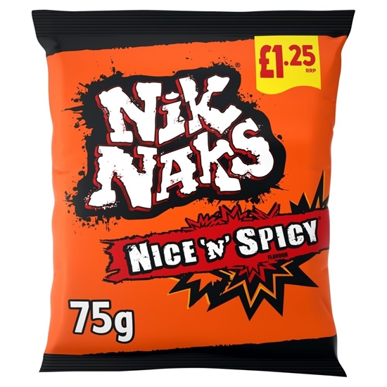 Picture of PM £1.25 NIK NAKS NICE N SPICY 75g x 20