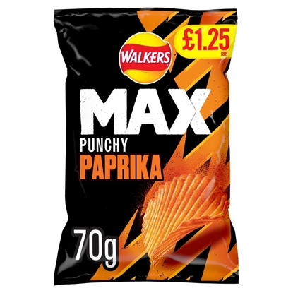 Picture of PM £1.25 WALKERS MAX PAPRIKA 70g x15