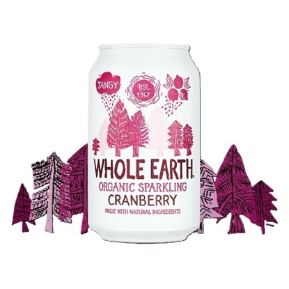 Picture of WHOLE EARTH ORGANIC CRANBERRY 330ml x 24