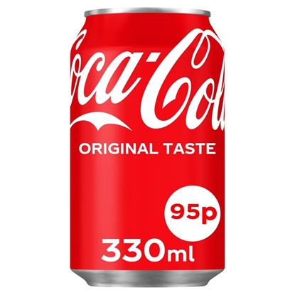 Picture of PM £1.05 COKE CANS 330ML X 24 