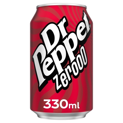 Picture of DR PEPPER *ZERO* 330ML CANS X 24