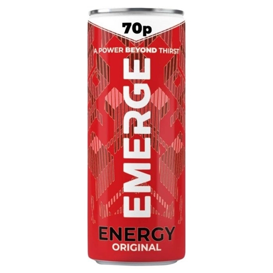 Picture of PM 70P EMERGE REGULAR ENERGY *250ML* x 24