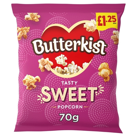 Picture of PM £1.25 BUTTERKIST SWEET POPCORN 70g x 15