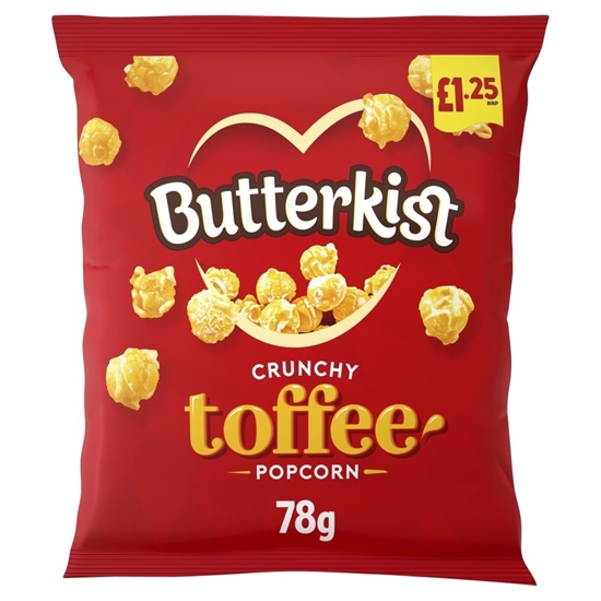 Picture of PM £1.25 BUTTERKIST TOFFEE POPCORN 78g x 15