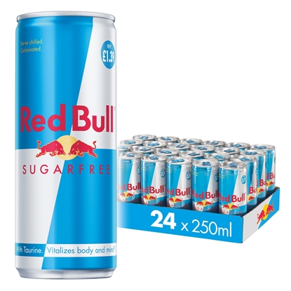 Picture of PM £1.60 RED BULL **SUGARFREE* *250ML* CAN X 24