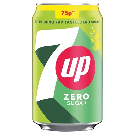 Picture of PM 75P 7UP ZERO CANS 330ML X 24