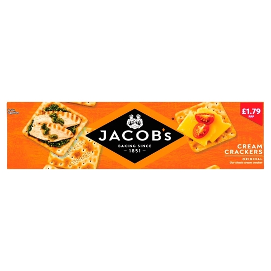 Picture of PM £1.79 JACOBS CREAM CRACKERS 300G X 12