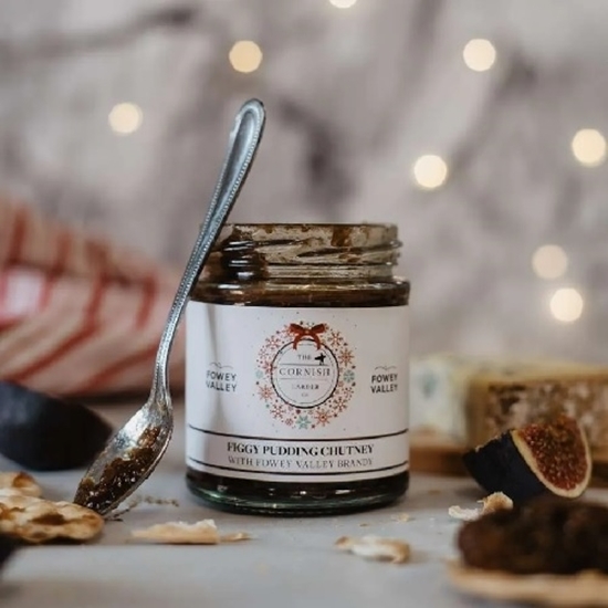 Picture of CORNISH LARDER FIGGY PUDDING CHUTNEY 227g x6