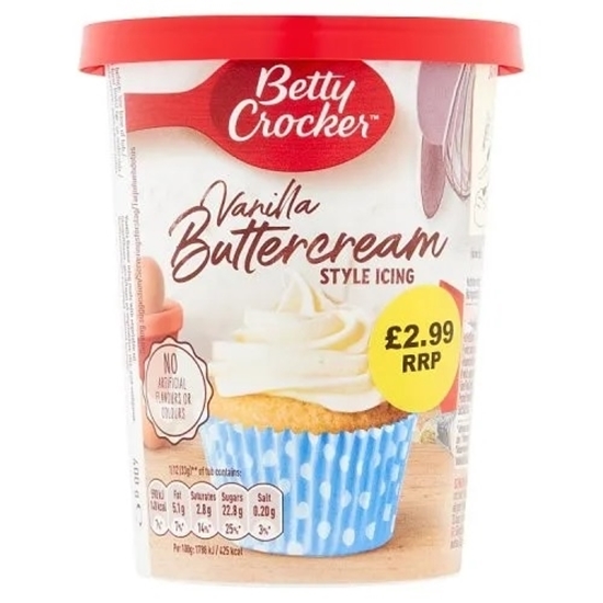 Picture of PM £2.99 BETTY CROCKER VANILLA B/CREAM ICING 400g 