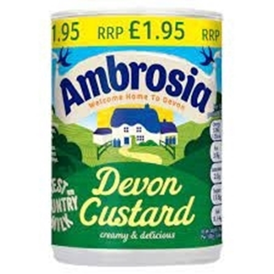 Youings Wholesale. PM 1.95 AMBROSIA CUSTARD 400g X 12