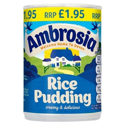 Picture of PM £1.95 AMBROSIA RICE PUDDING 400G X 12