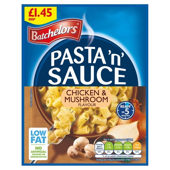 Picture of PM £1.45 PASTA N SAUCE CHICKEN& MUSHROOM PACKET x7