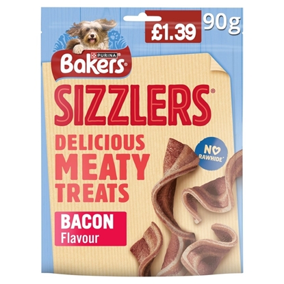 Picture of PM £1.39 BAKERS SIZZLERS BACON 90g x 6