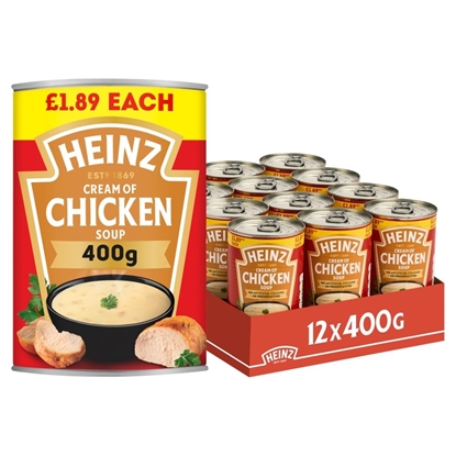 Picture of PM £1.89 HEINZ CHICKEN SOUP 400g X 12