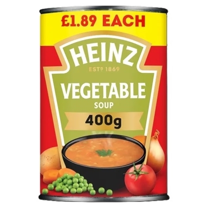 Picture of PM £1.89 HEINZ VEGETABLE SOUP 400g X 12