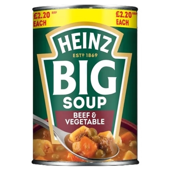 Picture of PM £2.20 HEINZ BIG SOUP BEEF & VEG x12