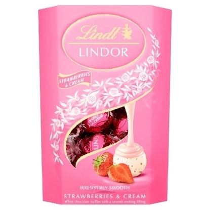 Picture of LINDOR STRAWBERRIES & CREAM 200g x 8