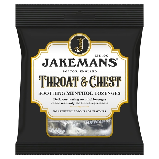 Picture of JAKEMANS ORIGINAL COUGH LOZENGE BAGS 73G X 12